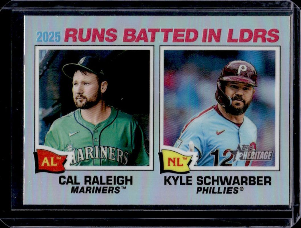 2026 Topps Heritage #3 League Leaders - Chrome - Refractor
