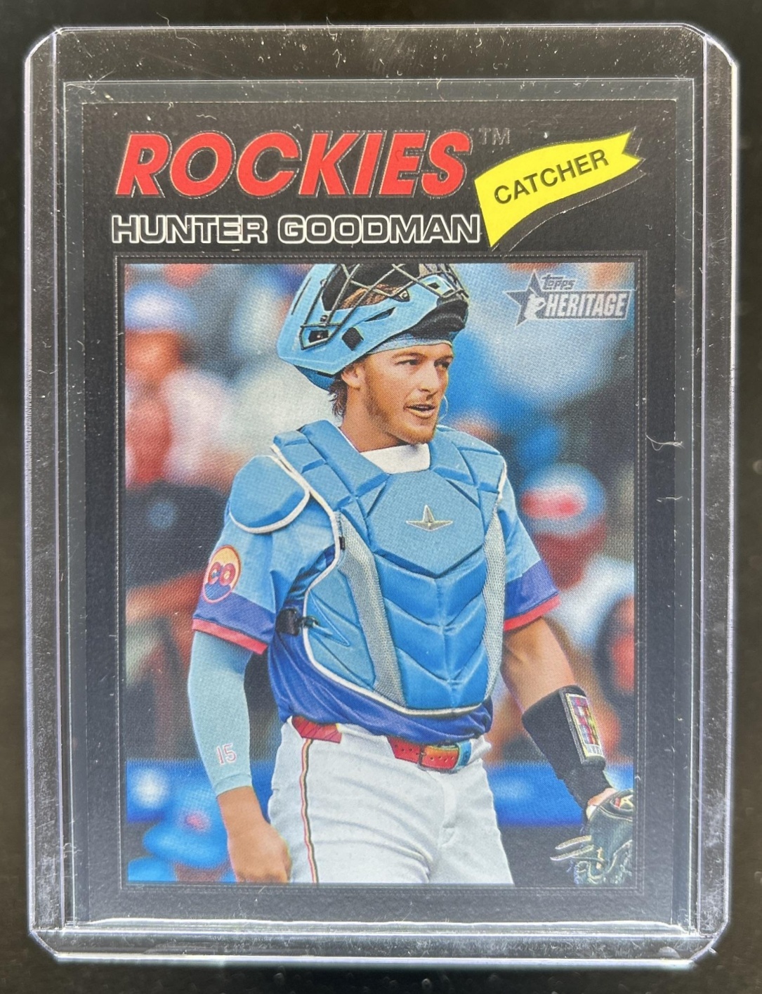 Hunter Goodman 2026 Topps Heritage #346 Black Border Price Guide ...