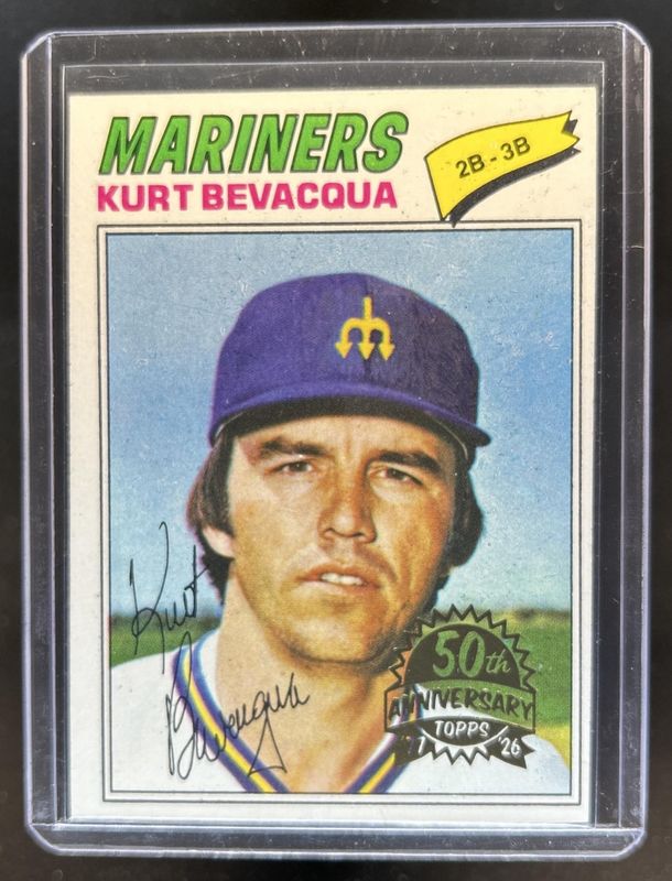 2026 Topps Heritage #317 1977 Topps 50th Anniversary Stamped Buybacks