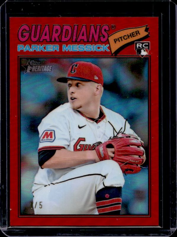 2026 Topps Heritage #242 Chrome - Red Refractor /5