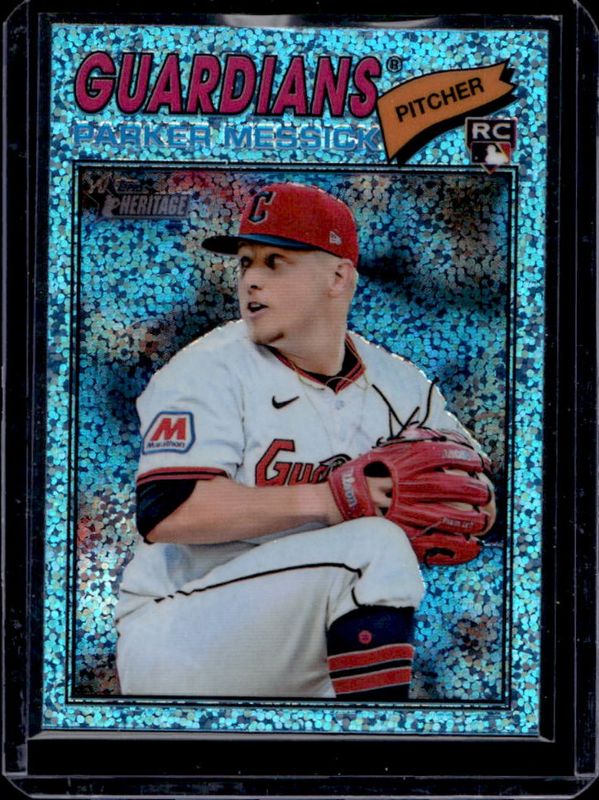 2026 Topps Heritage #242 Chrome - Light Blue Sparkle Refractor