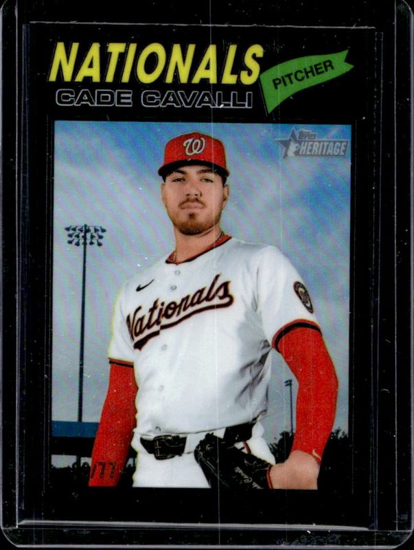 2026 Topps Heritage #68 Chrome - Black Refractor /77