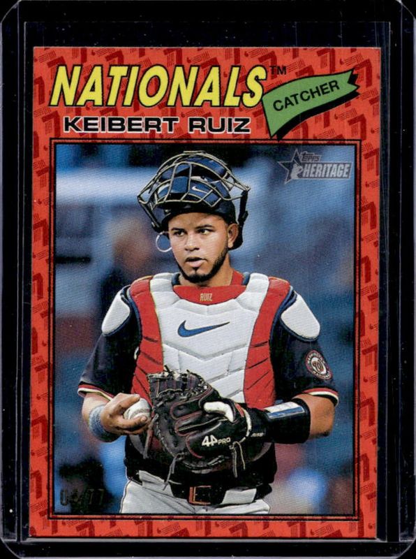 2026 Topps Heritage #201 Color of the Year - Heritage Orange /77