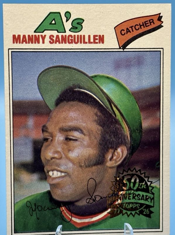 2026 Topps Heritage #61 1977 Topps 50th Anniversary Stamped Buybacks