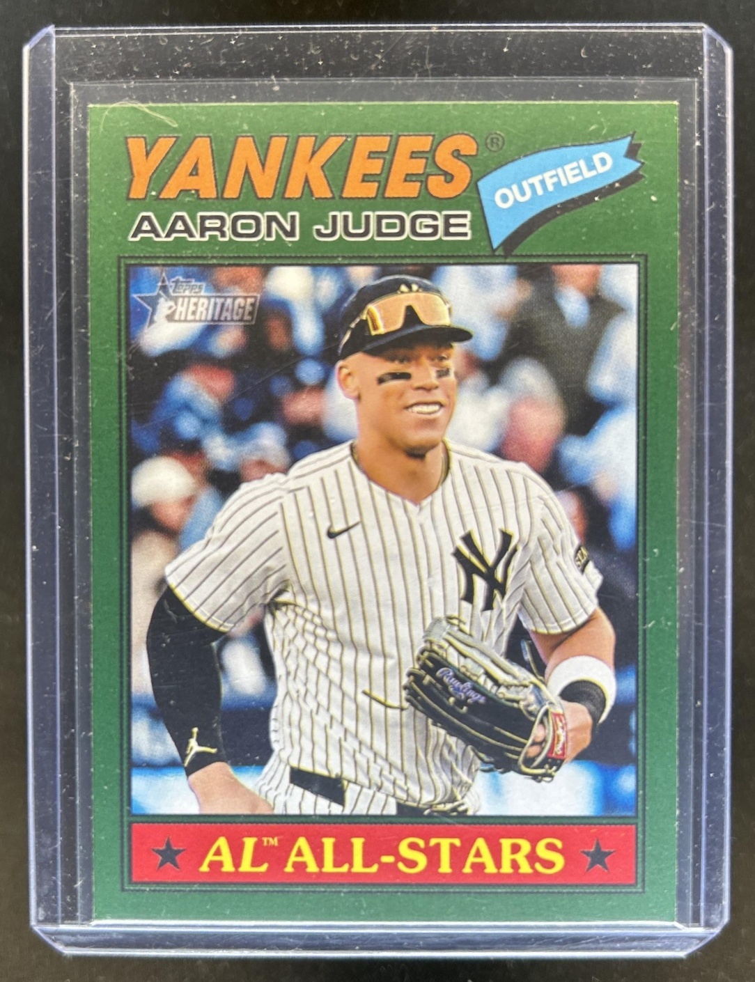 Aaron Judge 2026 Topps Heritage #10 Dark Green Border Price Guide ...