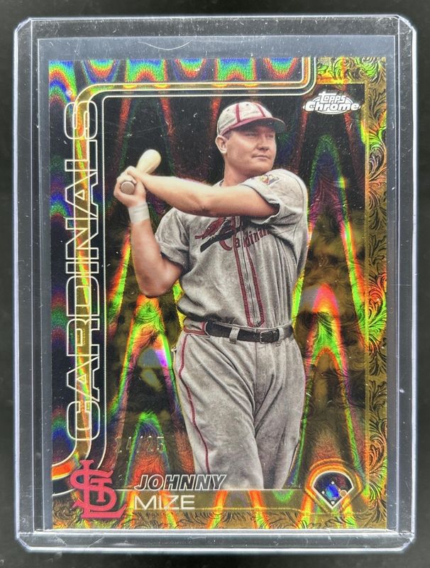 2025 Topps Gilded Collection #182 Chrome Gold - Gold RayWave Refractor /25