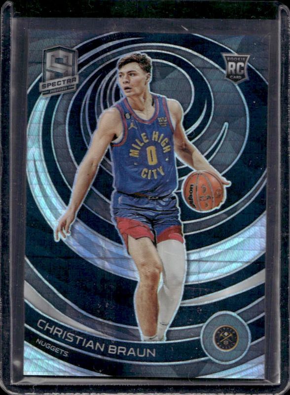 Christian Braun 2022 Spectra #170 Asia Rookie RAW