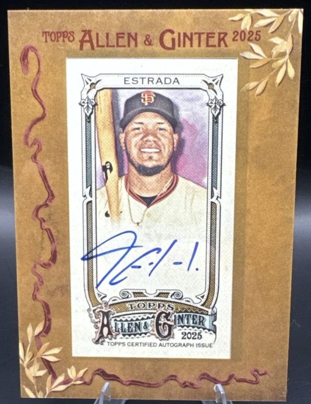 2025 Topps Allen & Ginter #MA-TES Framed Mini Baseball Autographs