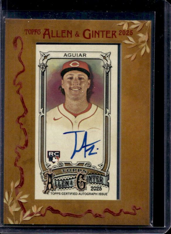 2025 Topps Allen & Ginter #MA-JAG Framed Mini Baseball Autographs