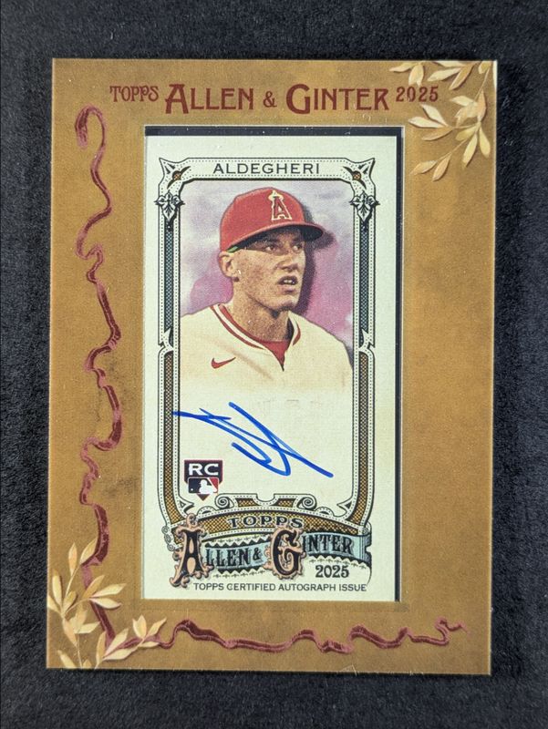 2025 Topps Allen & Ginter #MA-SA Framed Mini Baseball Autographs