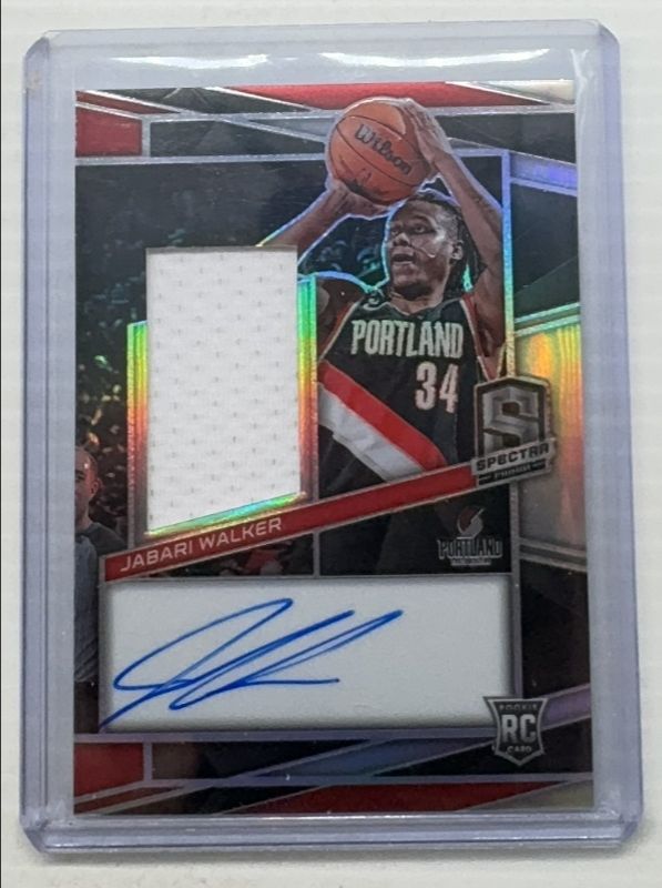 Jabari Walker 2022 Spectra #235 Base Rookie RAW