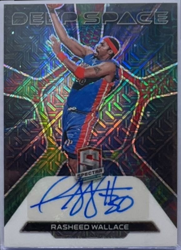 RASHEED WALLACE Auto /49（1997 SPx Grand Finale Rasheed