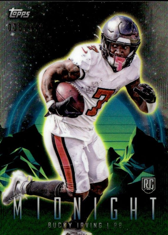Bucky Irving 2024 Topps Midnight #92 Morning /149 Rookie RAW