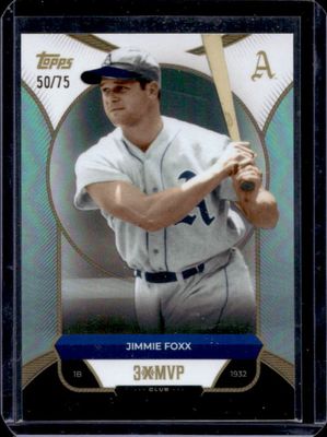 2025 Topps Welcome to the Club: 3x MVP #34 Aqua Foil /75