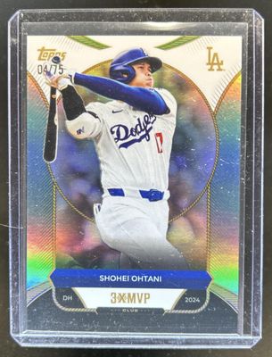 2025 Topps Welcome to the Club: 3x MVP #3 Aqua Foil /75
