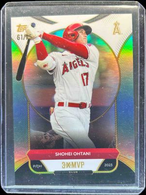 2025 Topps Welcome to the Club: 3x MVP #2 Aqua Foil /75