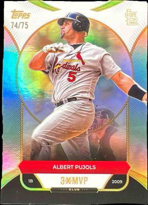 2025 Topps Welcome to the Club: 3x MVP #15 Aqua Foil /75