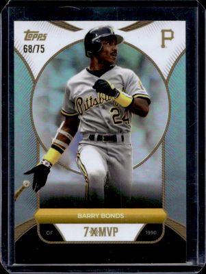 2025 Topps Welcome to the Club: 3x MVP #4 Aqua Foil /75