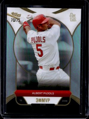 2025 Topps Welcome to the Club: 3x MVP #14 Aqua Foil /75