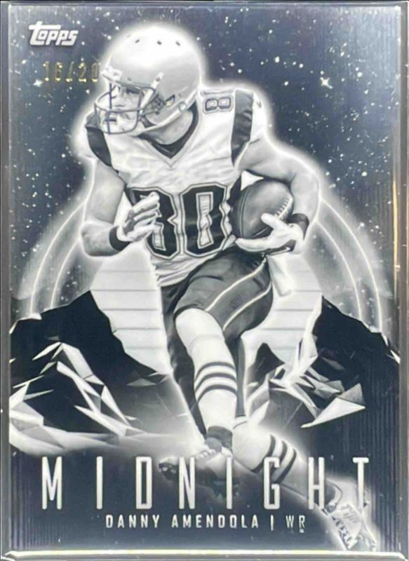 Danny Amendola 2024 Topps Midnight #64 Equinox /20 RAW