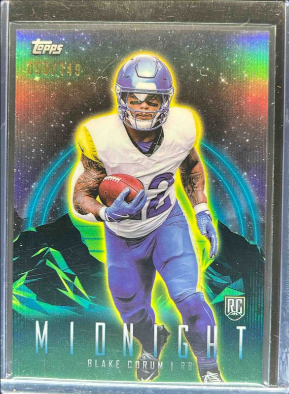 Blake Corum 2024 Topps Midnight #54 Morning /149 Rookie RAW