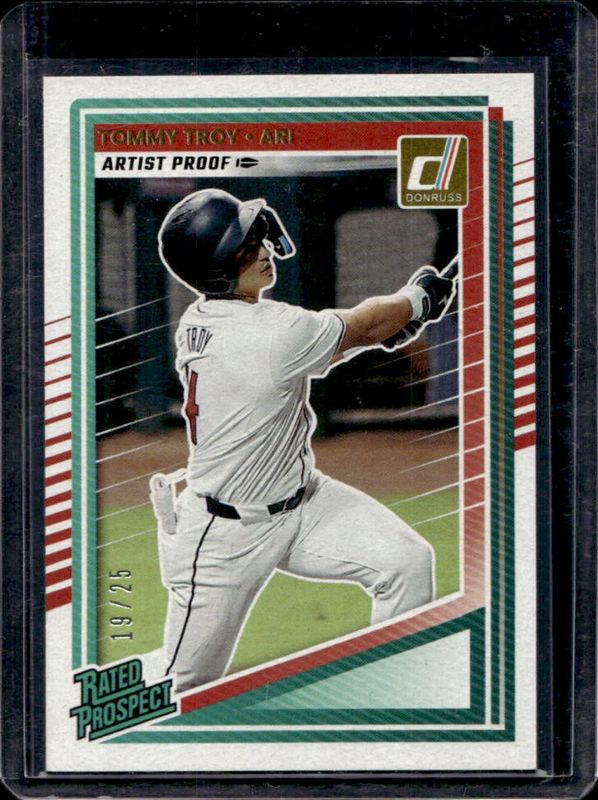 2025 Donruss #138 Rated Prospects - Artist Proof /25