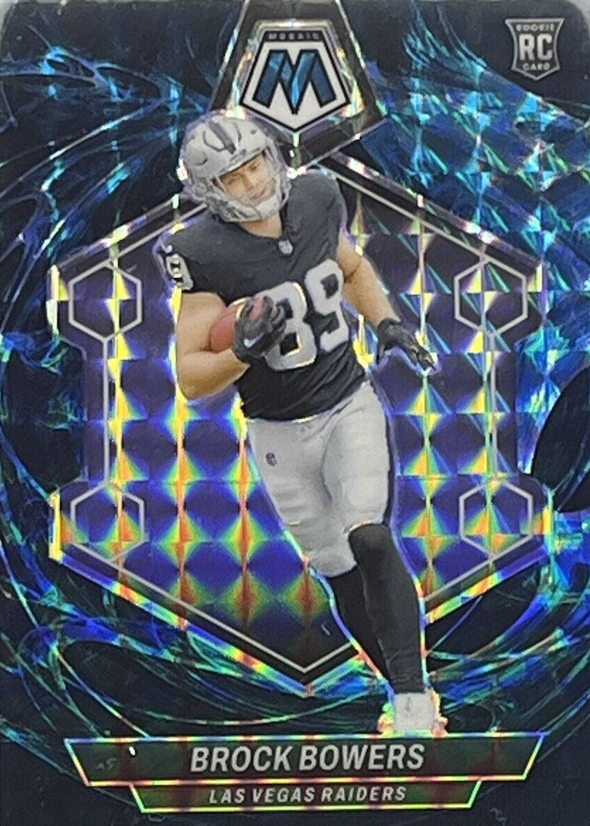 Brock Bowers 2024 Mosaic #313 Genesis /(SSP) Price Guide