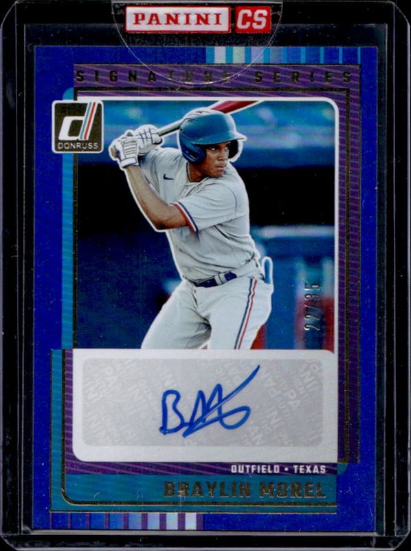 2025 Donruss #43 Signatures Series - Blue /35