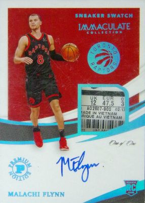 2020 Immaculate #RSS-MFL Rookie Sneaker Swatch Signatures Premium - Platinum /1