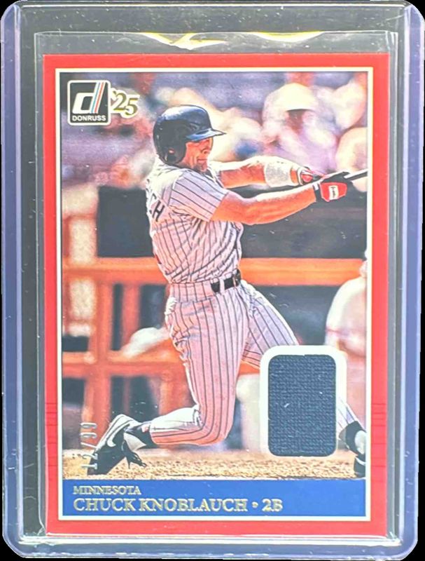 2025 Donruss #8 Retro 1985 Materials - Red /99