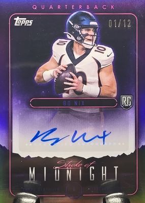 2024 Topps Midnight #SMA-BN Stroke of Midnight Autographs - Midnight /12