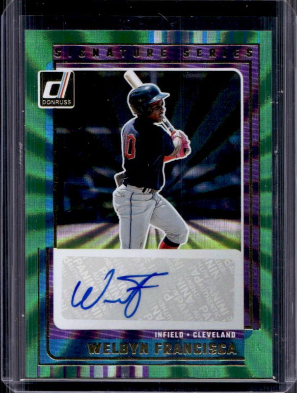 2025 Donruss #SG-WFC Signatures Series - Green Laser