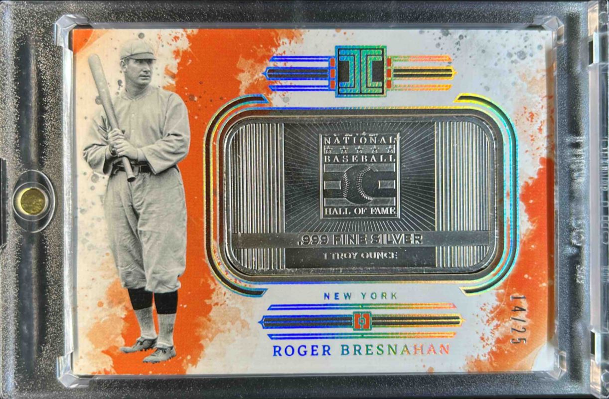 2025 Impeccable #20 Cooperstown Logo Metal Bar - Silver /25