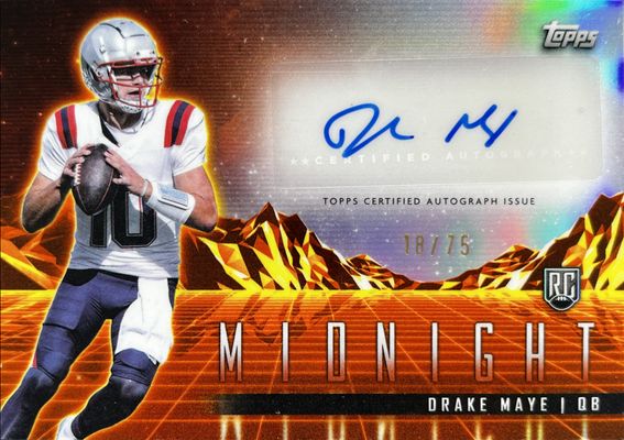 2024 Topps Midnight #RHS-DM Rookie Horizon Signatures - Dusk /75