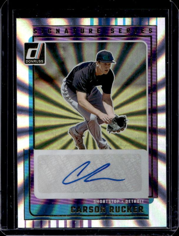 2025 Donruss #SG-CRK Signatures Series - Laser