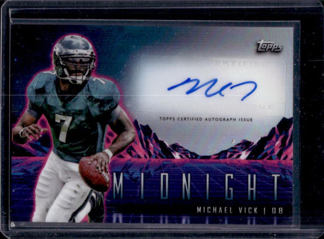 Michael Vick 2024 Topps Midnight #HZS-MV Horizon Signatures Price