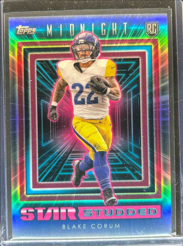 Blake Corum 2024 Topps Midnight #SS-12 Star Studded Rookie RAW