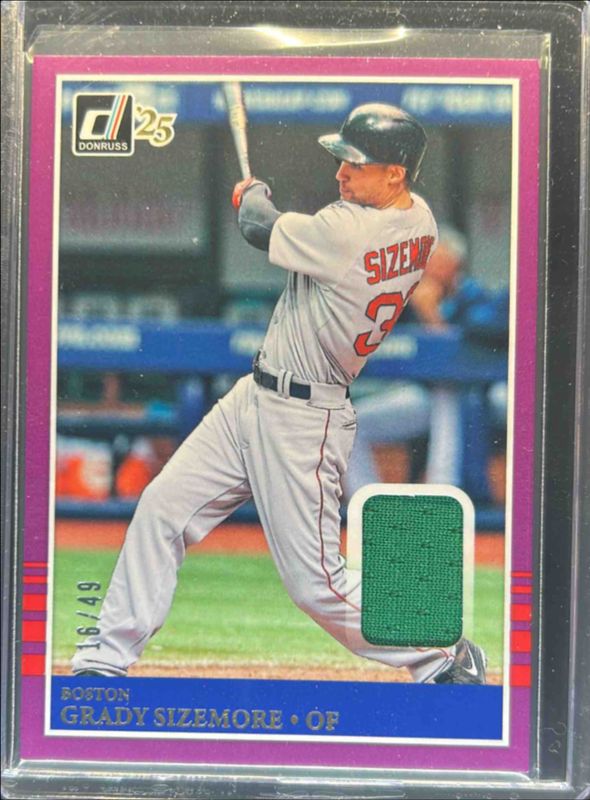2025 Donruss #35 Retro 1985 Materials - Purple /49