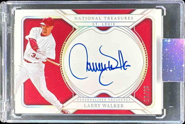 2025 National Treasures #20 Personalized Treasures Autographs - Hol Silver /25