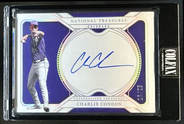 2025 National Treasures #24 Personalized Treasures Autographs - Hol Silver /25