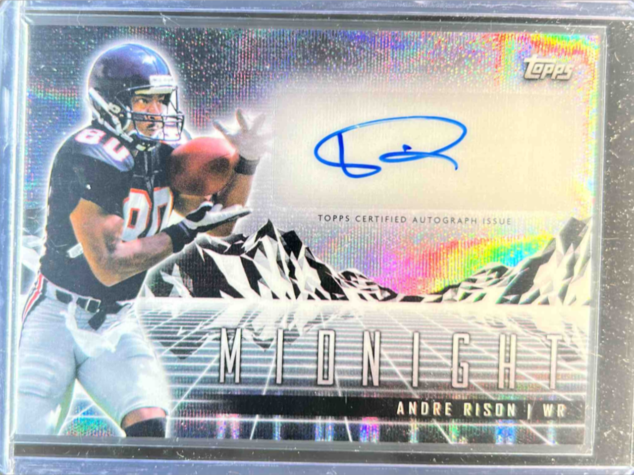 Andre Rison 2024 Topps Midnight #HZS-AR Horizon Signatures - Moon Beam ...