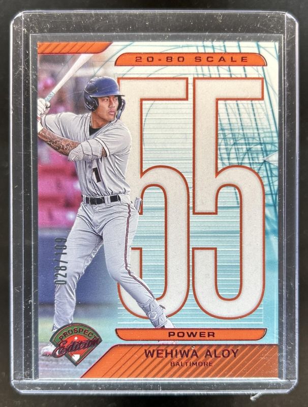 2025 Prospect Edition #19 20-80 Scale - Red /199