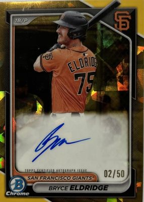 2024 Bowman Sapphire Edition #BSPA-BE Chrome Prospect Auto - Gold /50