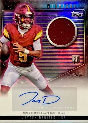 2024 Topps Midnight #RJA-JD Rookie Jersey Autographs