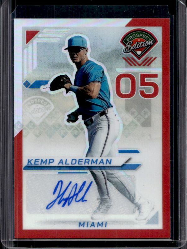 2025 Prospect Edition #175 Holo Prospect Ticket Signatures - Red /199