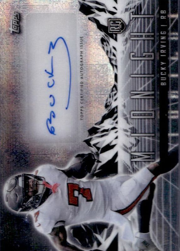 Bucky Irving 2024 Topps Midnight #RHS-BI Rookie Horizon Signatures - Moon Beam RAW