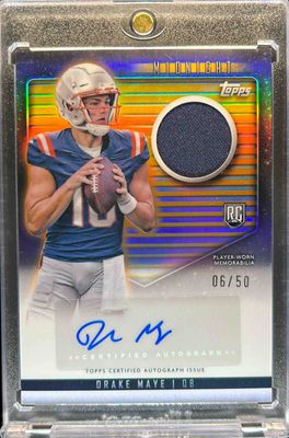 2024 Topps Midnight #RJA-DM Rookie Jersey Autographs - Summer Solstice /50