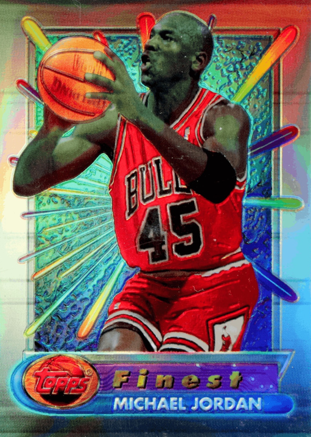 Michael Jordan 1994 Topps Finest #331 Refractor (No Coating) Price