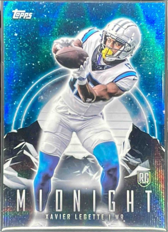Xavier Legette 2024 Topps Midnight #13 Zodiac Rookie RAW