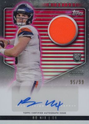 2024 Topps Midnight #RJA-BN Rookie Jersey Autographs - Twilight /99